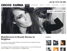 Tablet Screenshot of ciscoskarma.com